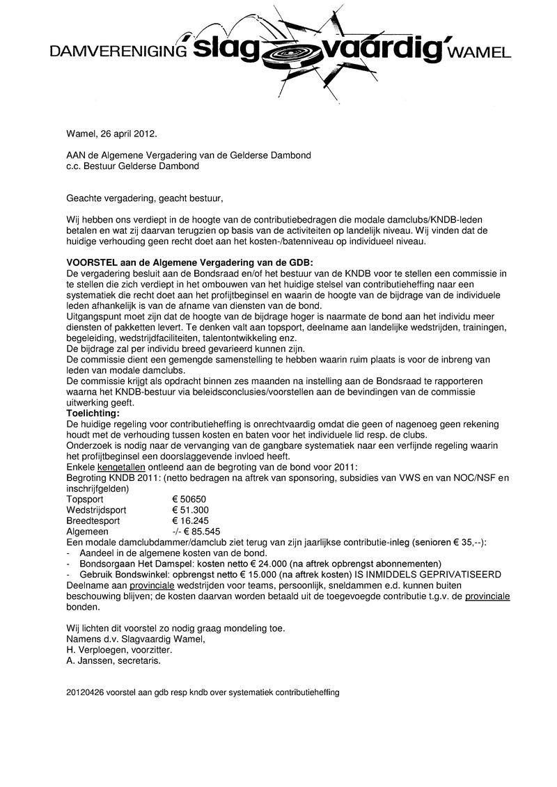 Bijlage 08 - Voorstel Wamel over systematiek contributieheffing.pdf (pagina 1)